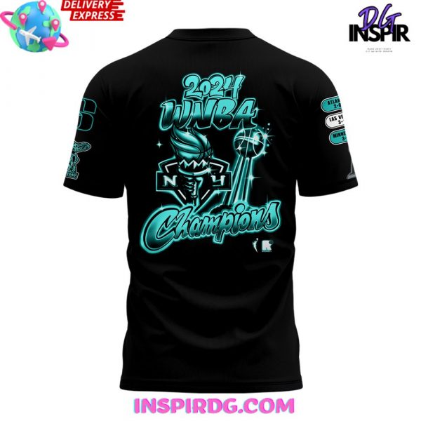 New York Liberty 2024 WNBA Champions Special T-Shirt