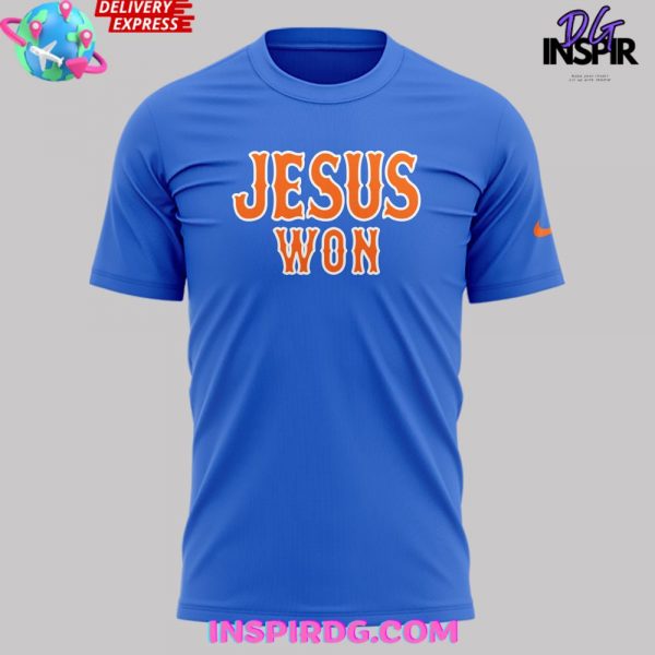 New York Mets Jesus Won 2024 T-Shirt
