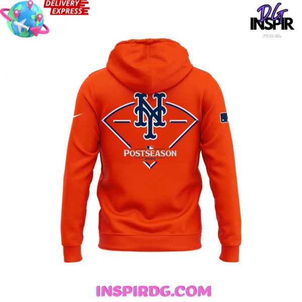 New York Mets October Ready 2024 Orange Hoodie