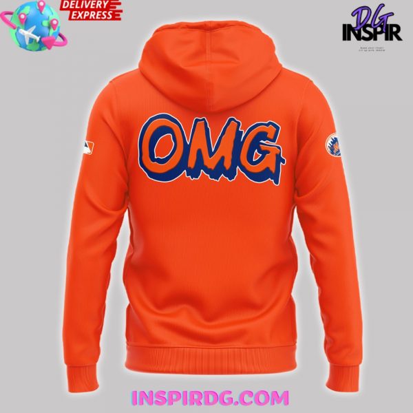 New York Mets October Ready OMG 2024 Orange Hoodie