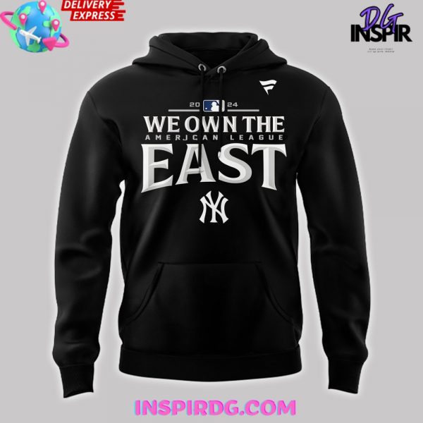 New York Yankees AL East Division Champions 2024 Black Hoodie
