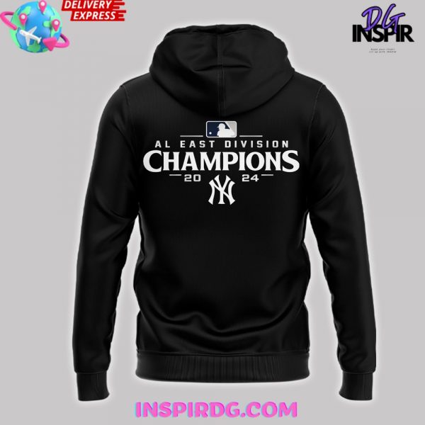New York Yankees AL East Division Champions 2024 Black Hoodie