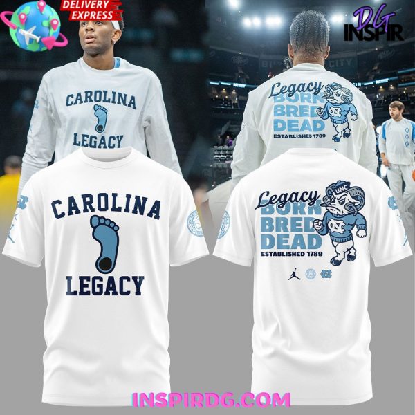 North Carolina Tar Heels Legacy Born Bred Dead T-Shirt