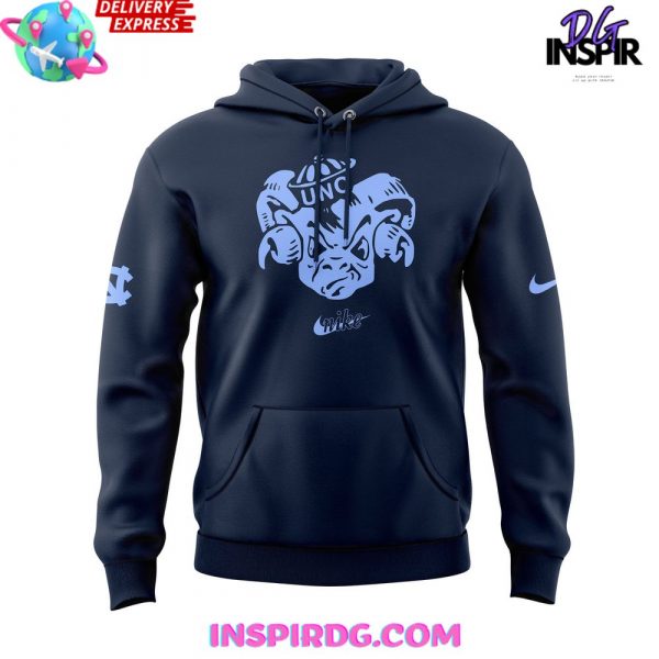 North Carolina Tar Heels Old School 2024 Nike Navy Hoodie