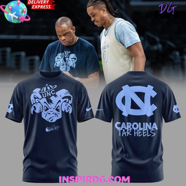 North Carolina Tar Heels Old School 2024 Nike Navy T-Shirt