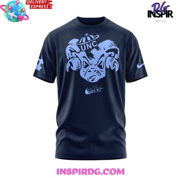 North Carolina Tar Heels Old School 2024 Nike Navy T-Shirt