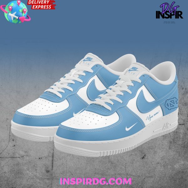 North Carolina Tar Heels Per Custom Nike Air Force 1