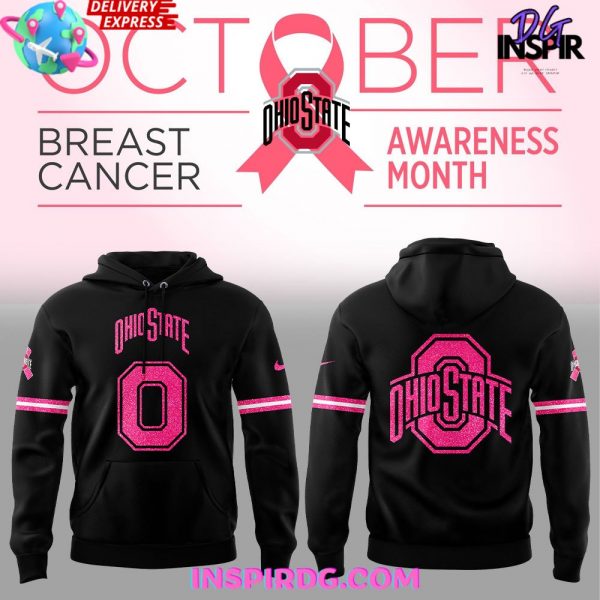 Ohio State Football Breast Cancer Awareness 2024 Hoodie