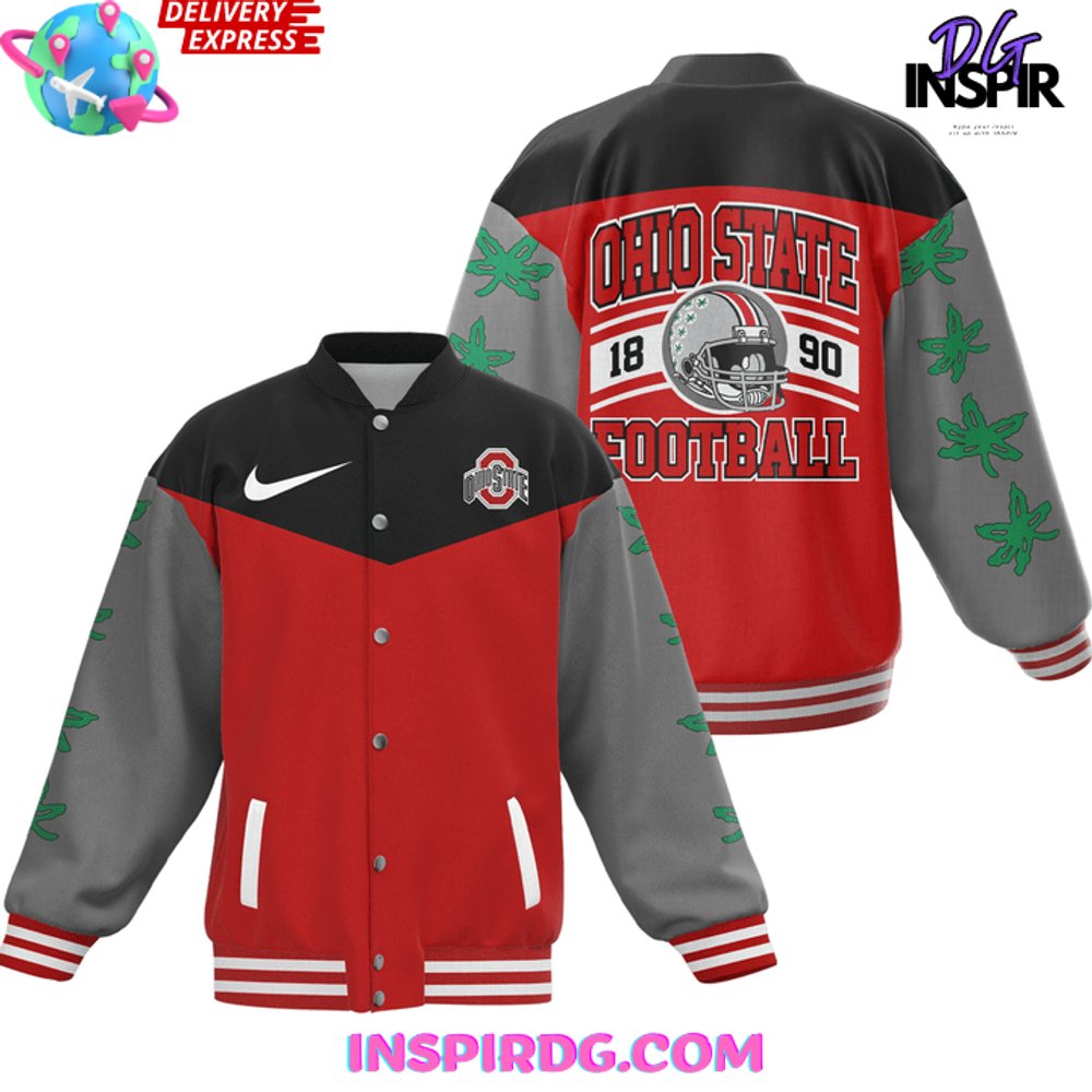 Ohio State Buckeyes Nike Full-Zip high quality Bomber Jacket size xl