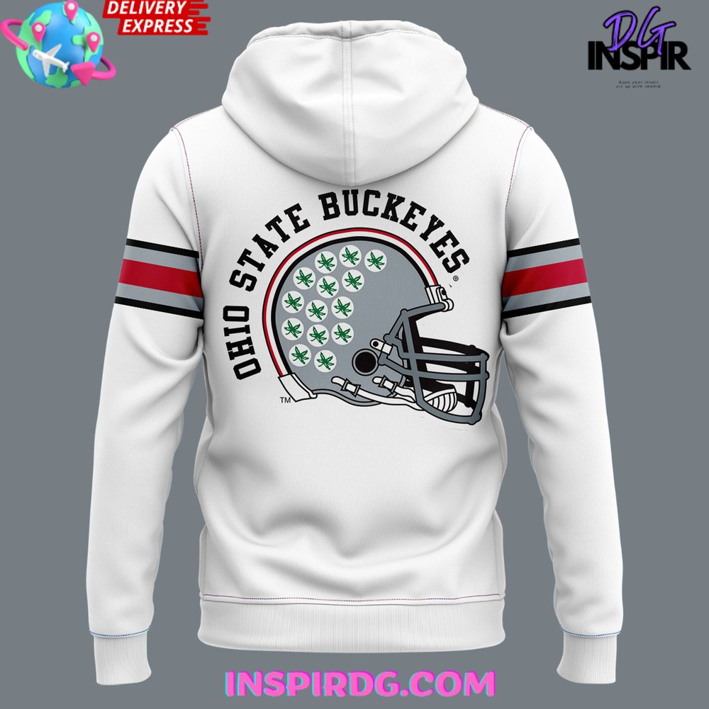 Ohio State Football Icy White 2024 Hoodie Ohio State Football Icy White 2024 Hoodie