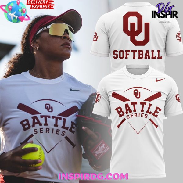 Oklahoma Football Battle Series 2024 White T-Shirt
