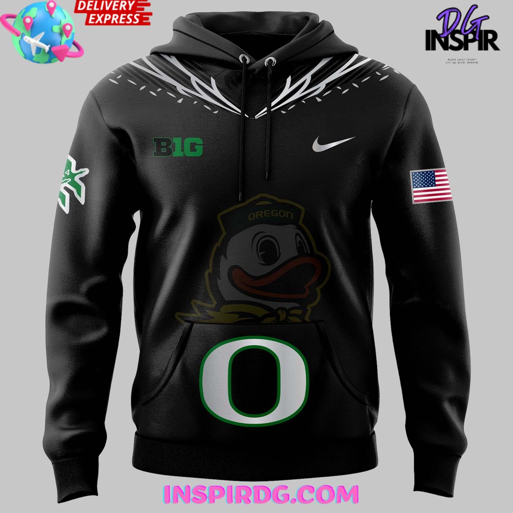 Oregon Ducks Disrupt the Darkness 2024 Hoodie InspirDG