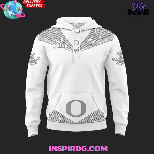 Oregon Ducks Go Ducks Limited White Hoodie