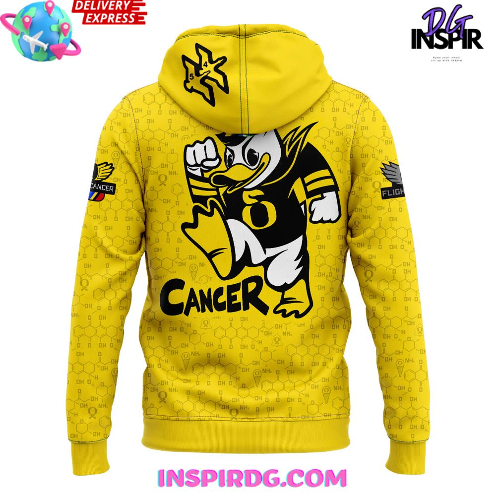 Oregon Ducks Stomp Out Cancer 2024 Chemistry Hoodie InspirDG