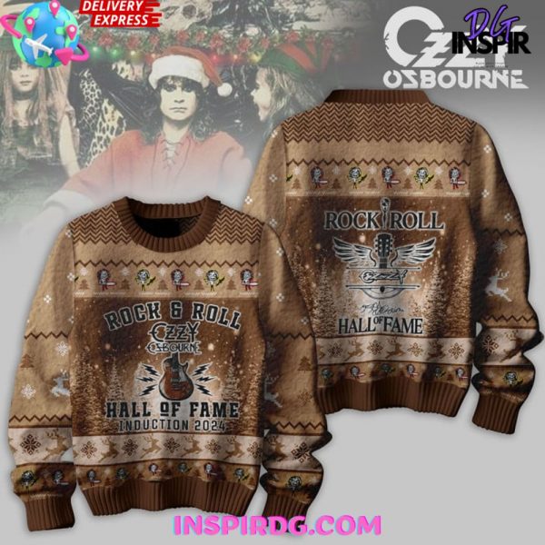 Ozzy Osbourne Hall of Fame Induction 2024 Ugly Sweater