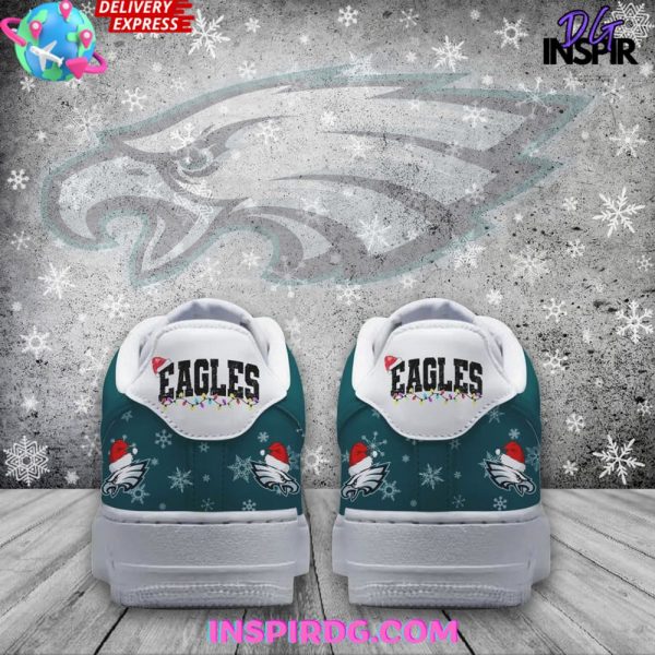 Philadelphia Eagles Merry Christmas Nike Air Force 1