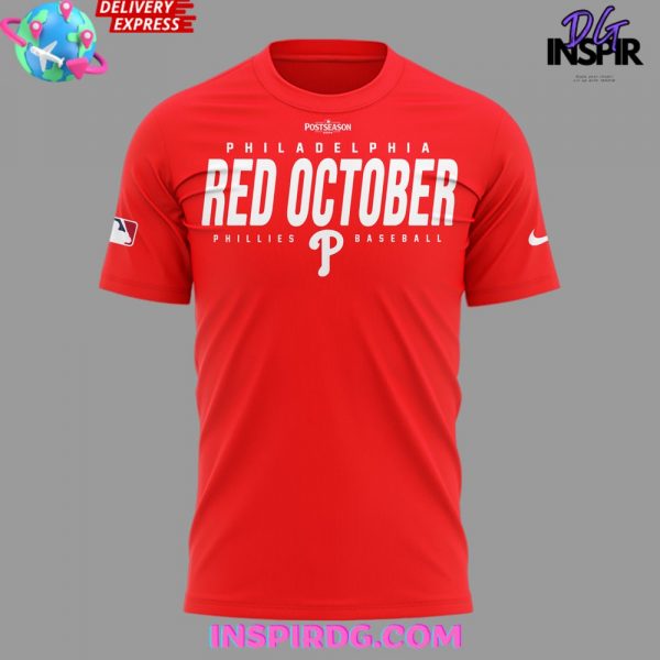 Philadelphia Phillies Red October 2024 Red T-Shirt