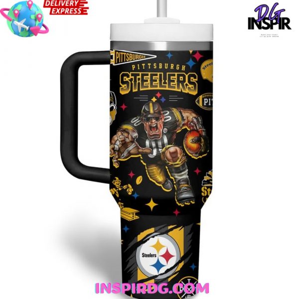 Pittsburgh Steelers Here We Go Stanley Tumbler Cup
