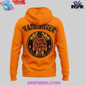 Vancouver Canucks Honouring Truth and Reconciliation Orange Hoodie