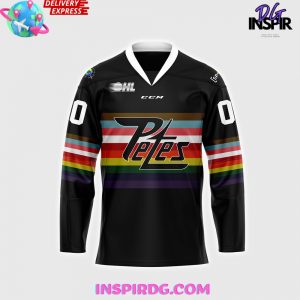 Peterborough Petes Pride Night 2025 Hockey Jersey