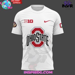 Ohio State Buckeyes BIG 10 Game 2024 White T-Shirt