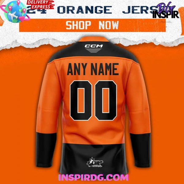 Regina Pats Project 2024 Orange Hockey Jersey