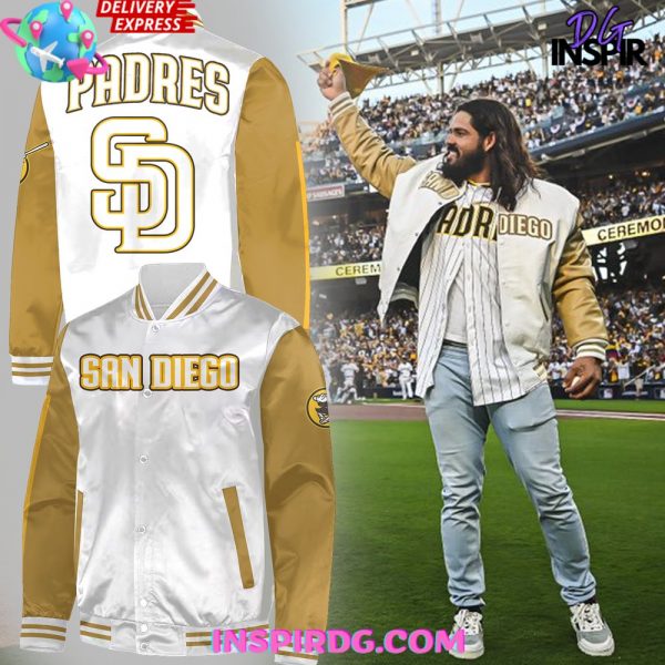 San Diego Padres Jorge Alfaro LFGSD 2024 Baseball Jacket