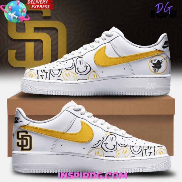 San Diego Padres Smile Nike Air Force 1