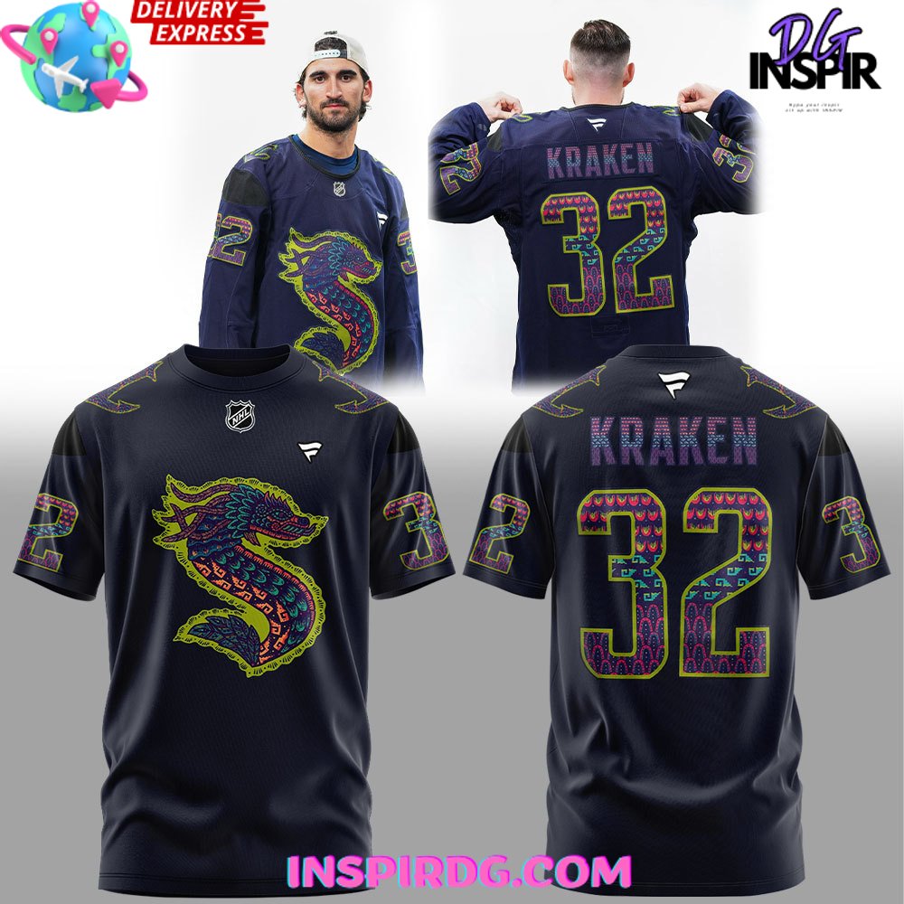 Seattle Kraken Hispanic Heritage Night 2024 T-Shirt Seattle Kraken Hispanic Heritage Night 2024 T-Shirt