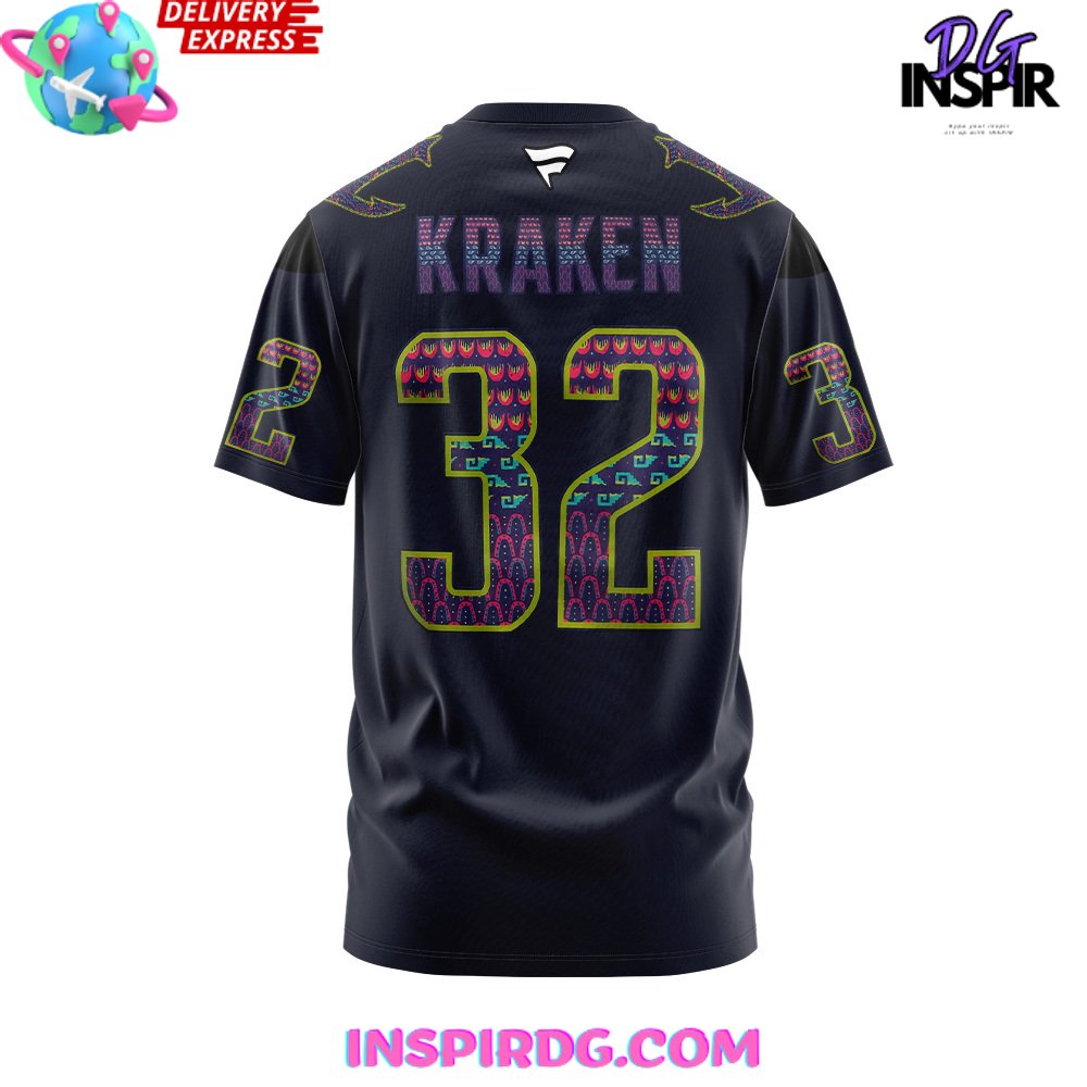 Seattle Kraken Hispanic Heritage Night 2024 T-Shirt Seattle Kraken Hispanic Heritage Night 2024 T-Shirt