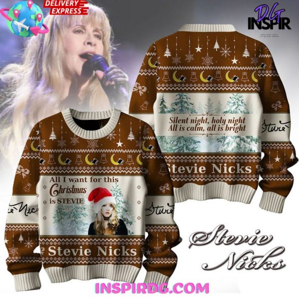 Stevie Nicks All I Want for this Christmas Special Ugly Sweater