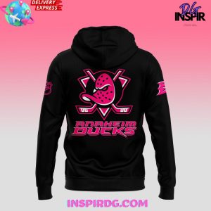 Anaheim Ducks Crucial Catch Breast Cancer 2024 Hoodie