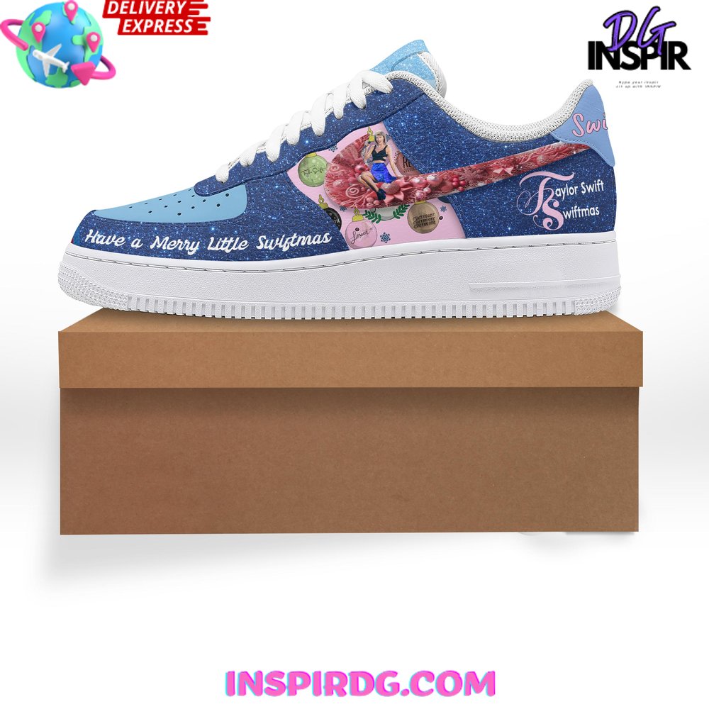 Taylor Swift Have a Merry Little Swiftmas Limited Nike Air Force 1 Taylor Swift Have a Merry Little Swiftmas Limited Nike Air Force 1