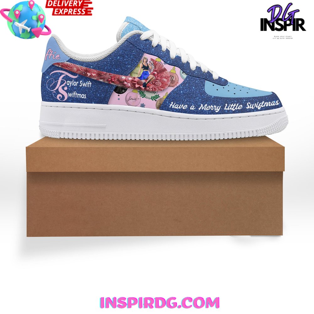 Taylor Swift Have a Merry Little Swiftmas Limited Nike Air Force 1 Taylor Swift Have a Merry Little Swiftmas Limited Nike Air Force 1