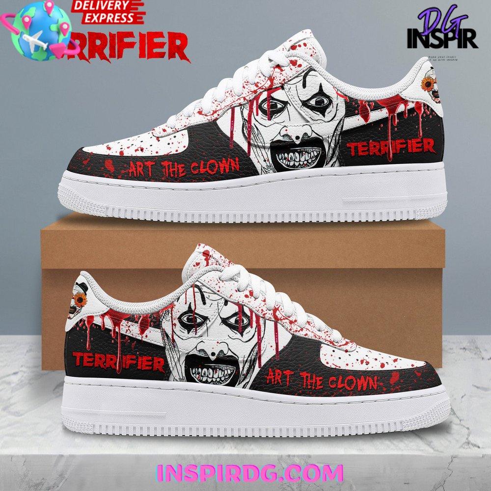 Terrifier Art The Clown Nike Air Force 1 Terrifier Art The Clown Nike Air Force 1