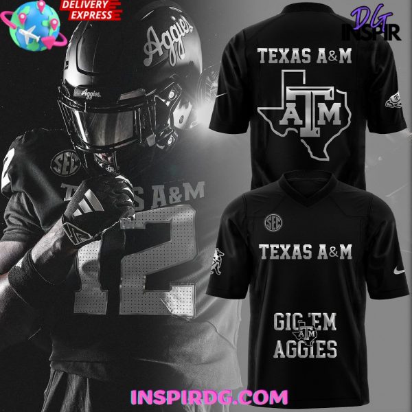 Texas A&M Aggies GIG EM AGGIES Limited Edition Football Jersey