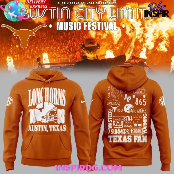 Texas Longhorns x Austin City Limits Music 2024 Hoodie