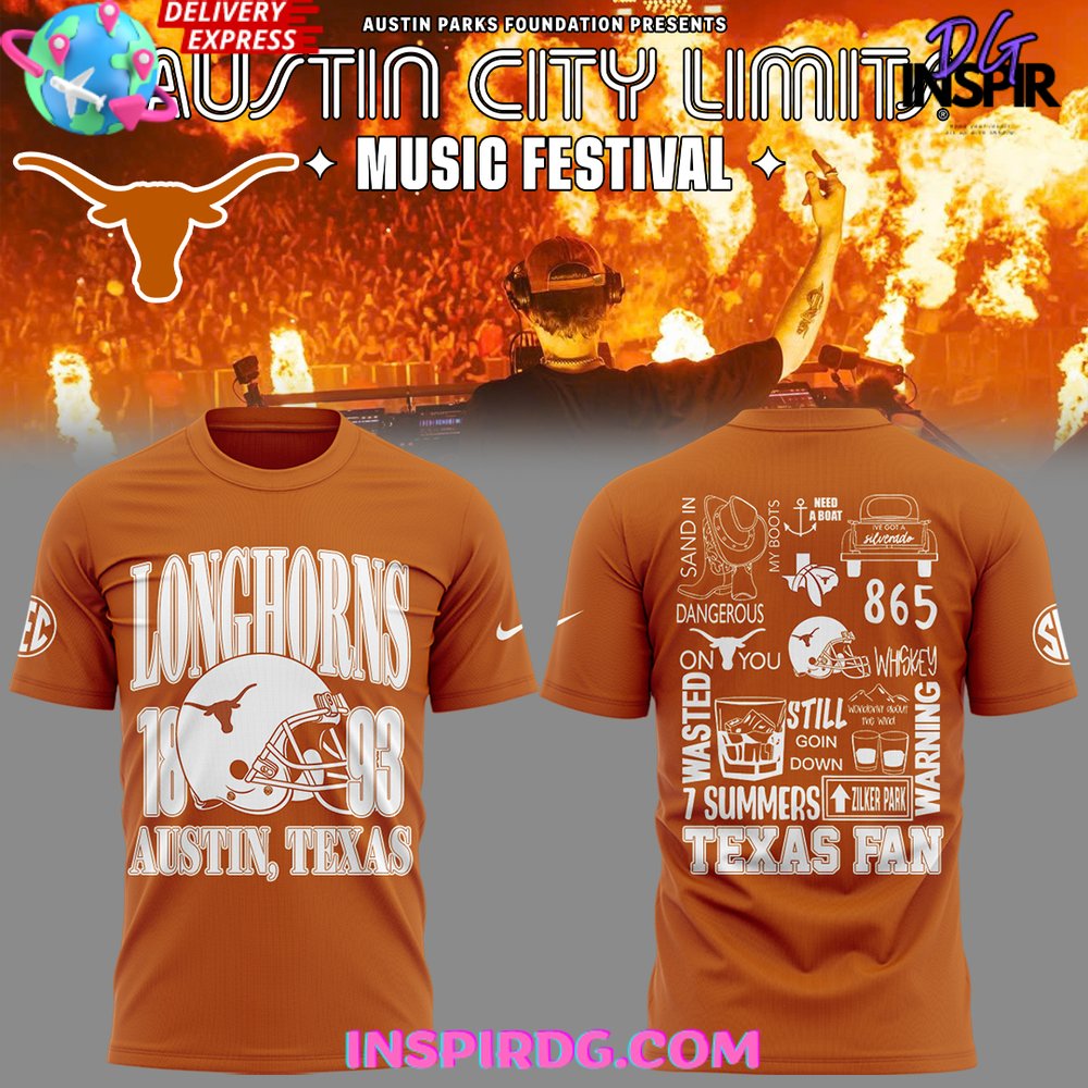 Texas Longhorns x Austin City Limits Music 2024 T-Shirt Texas Longhorns x Austin City Limits Music 2024 T-Shirt