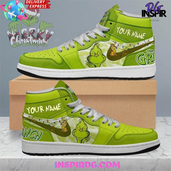 The Grinch Merry Christmas Custom Nike Air Jordan 1