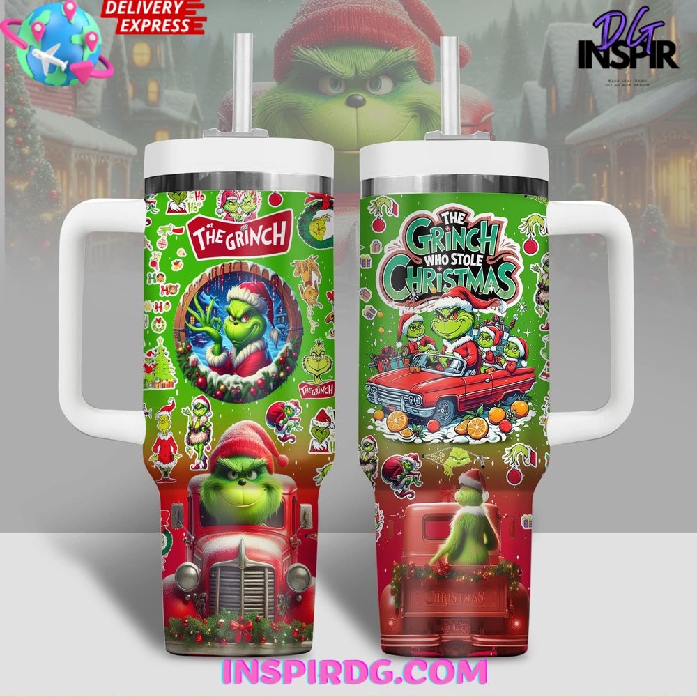The Grinch Who Stole Christmas Stanley Tumbler Cup The Grinch Who Stole Christmas Stanley Tumbler Cup