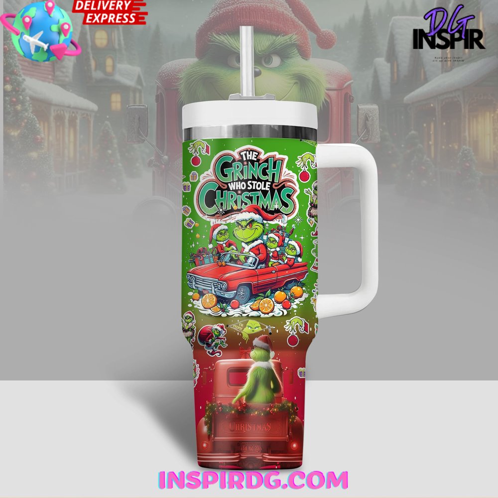 The Grinch Who Stole Christmas Stanley Tumbler Cup The Grinch Who Stole Christmas Stanley Tumbler Cup