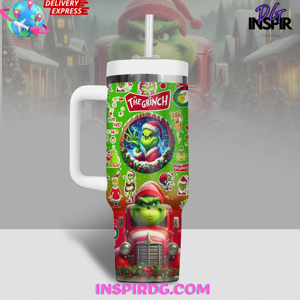 The Grinch Who Stole Christmas Stanley Tumbler Cup The Grinch Who Stole Christmas Stanley Tumbler Cup