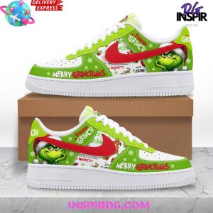 The Grinch x Indiana Hoosiers Limited Nike Air Force 1 - InspirDG