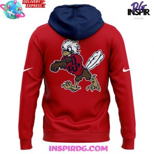 Liberty Flames Football Team Spirit 2024 Red Hoodie