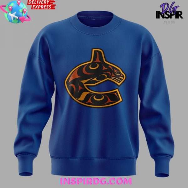 Vancouver Canucks Honouring Truth and Reconciliation Blue Sweatshirt