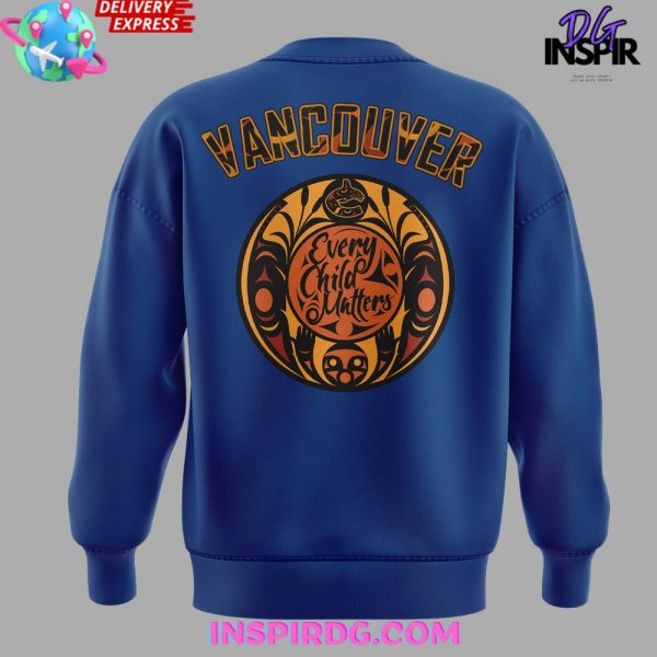 Vancouver Canucks Honouring Truth and Reconciliation Blue Sweatshirt