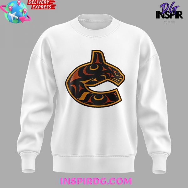 Vancouver Canucks Honouring Truth and Reconciliation White Sweatshirt
