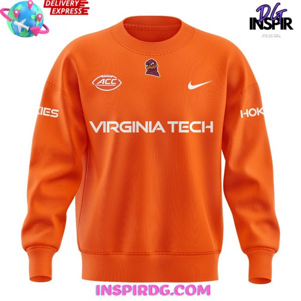 Virginia Tech Hokies Football 2024 Orange Sweatshirt