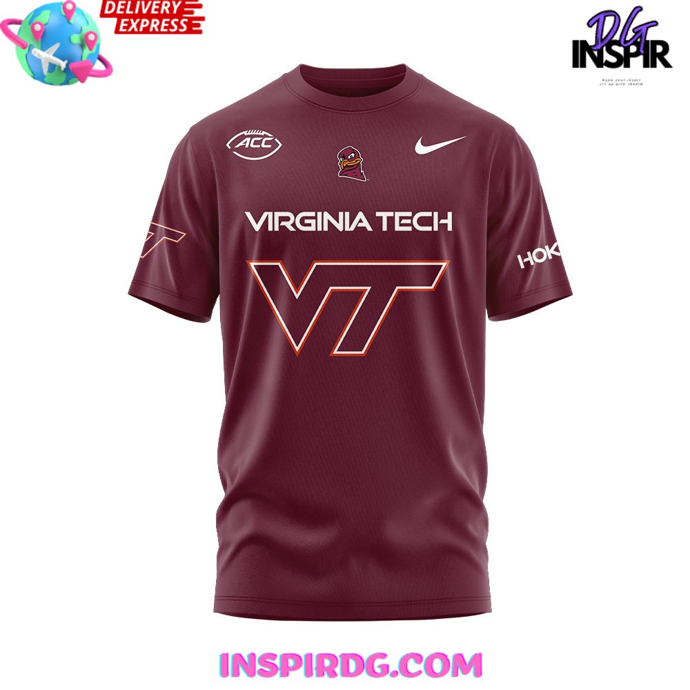 Virginia Tech Hokies New Uniform 2024-25 Red T-Shirt Virginia Tech Hokies New Uniform 2024-25 Red T-Shirt