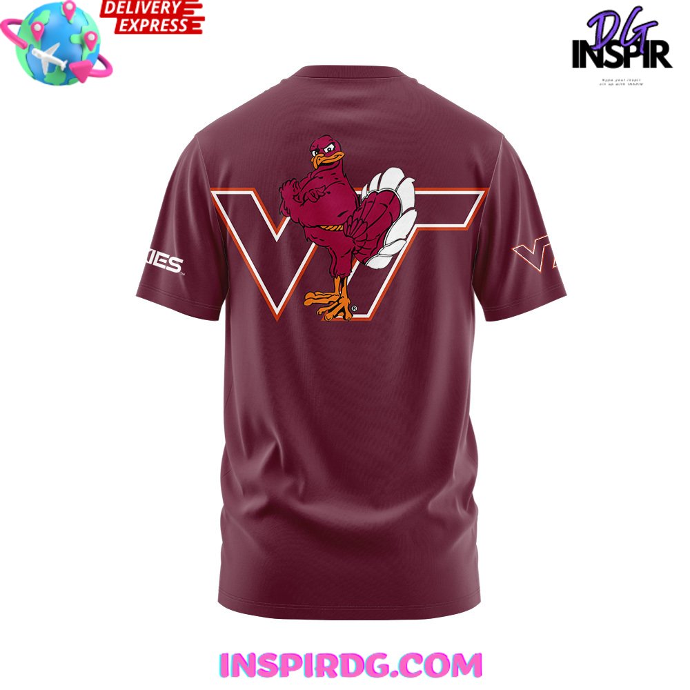 Virginia Tech Hokies New Uniform 2024-25 Red T-Shirt Virginia Tech Hokies New Uniform 2024-25 Red T-Shirt